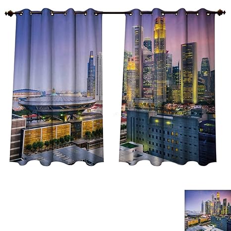 Amazon Com Rupperttextile Urban Bedroom Thermal Blackout Curtains