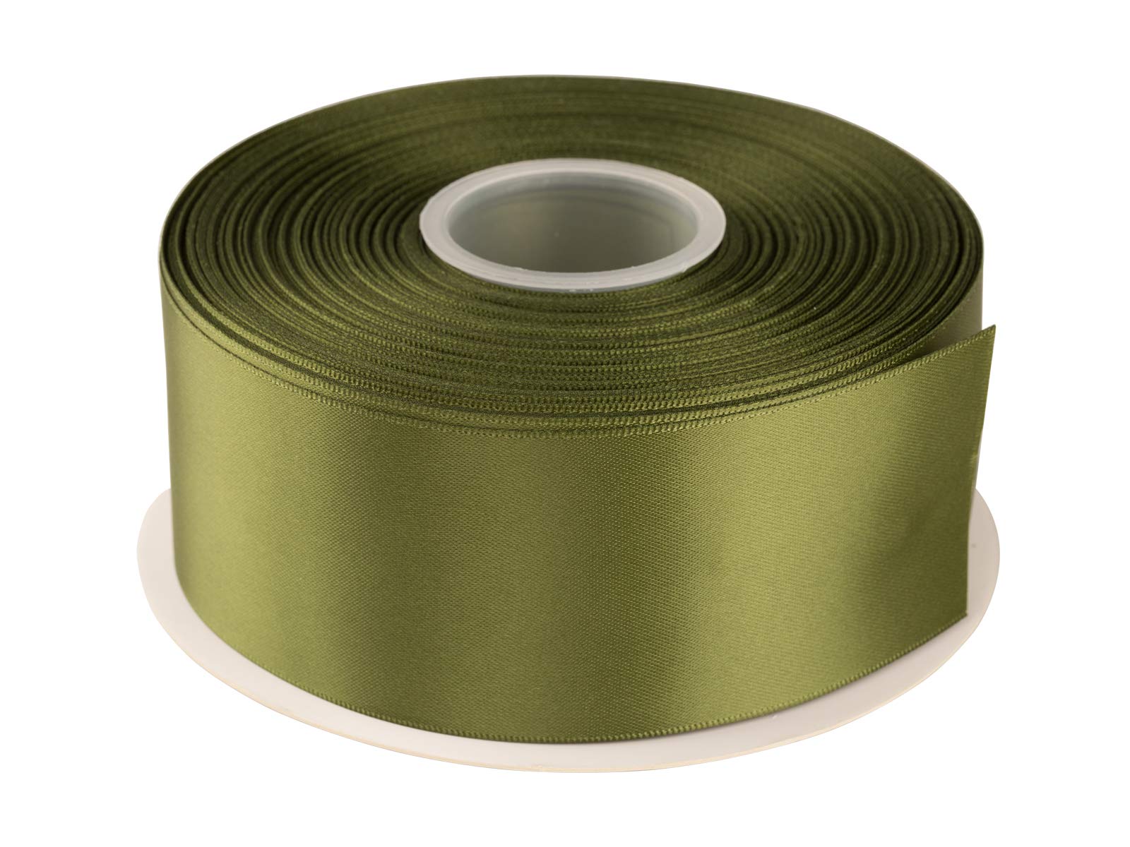 AVANAVA 50mm Wide Double Face Satin Ribbon - 45 Meters (570-Moss)