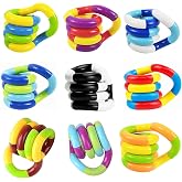 Fidget Twist Toys 9 Pack | Kids Stocking Stuffers, Easter Gifts for Kids, Party Favors, Autism Autistic Children Adults Stress Relief Sensory, ADHD Toys