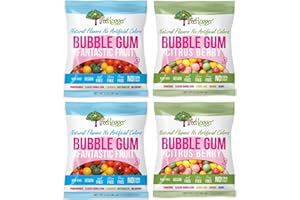 CRAFTED KOSHER Tree Hugger Bubble Gum - Variety Pack - 2 Oz (4 bags)