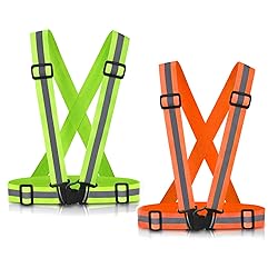 Reflective Vest Running Gear, 2Pack High Visible