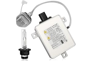 BULIAZY W3T19371 HID Headlight Ballast with Igniter & D2S Bulb for Acura TL TSX ZDX MDX ILX for Honda Accord Odyssey for Mazda 3 5 CX-5 Xenon Headlight Ballast Module Control Unit W3T16271 W3T15671