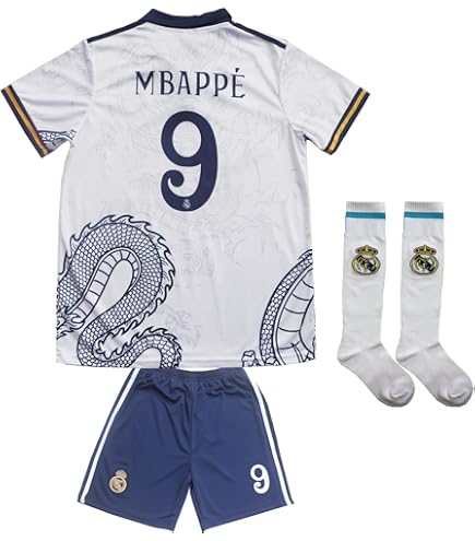 Amazon.com : LeenBD Kylian No #9 Madrid Special Gold Dragon