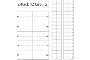 Littversions 42 Circuits 2 Pack Replacement for Square D Schneider Homeline Electrical Circuit Breaker Fuse Panel Directory L