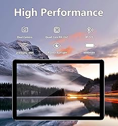 Android Tablet, 10.1 inch Android 14 Tablets 6GB