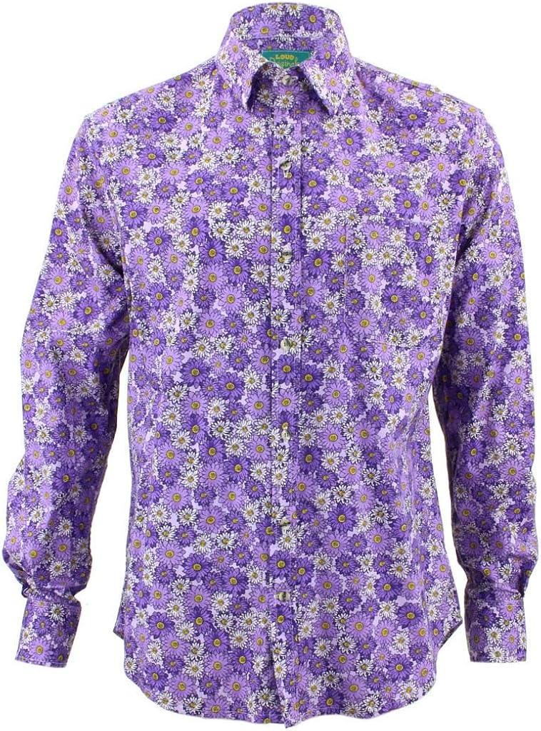 Purple floral shirt Clearance