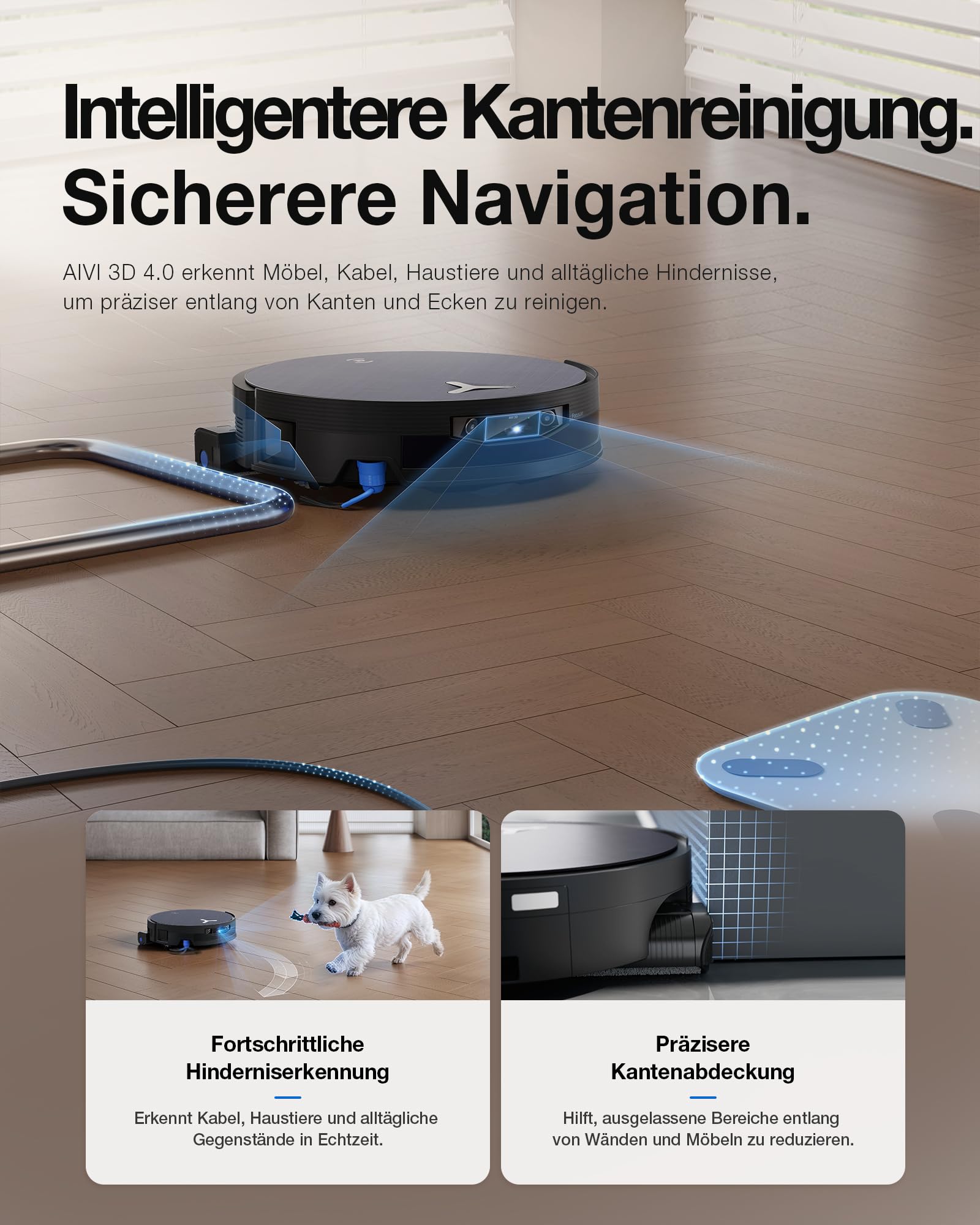 ECOVACS Saugroboter mit Wischfunktion X12 OMNICYCLONE Care Complete 8