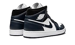 Nike Jordan Mens 1 Mid 554724 411 Armory Navy