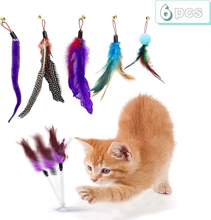 replacement feathers for cat toys