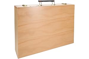 ART ADVANTAGE Wood, Large Sketch Box, Natural