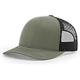 Richardson 112 Trucker Hat - Premium Blank Baseball Cap, Adjustable Snapback Hat - Structured Six Panel Richardson Blank Hats