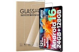 GEJEFA Screen Protector for DOOGEE U12 12 Inch, 2 Pack 9H Hardness Anti-Scratch [High Definition][Bubble Free] Tempered Glass
