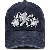 Dalqanth Bigfoot Hat for Men Women, Funny Embroidered Big Foot Baseball Cap
