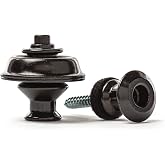Jim Dunlop Straplok&reg; Strap Retainers Dual Design - Black Oxide