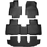 Floor Mats Fit for Toyota Highlander 2020-2025 2026 (NO Hybrid, NO Grand Highlander) 7 Seater w/Center Console All Weather Floor Liners for Highlander Accessories