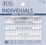Ardell Duralash Individual Regular Short Lashes Black 56 Count Flare view 1