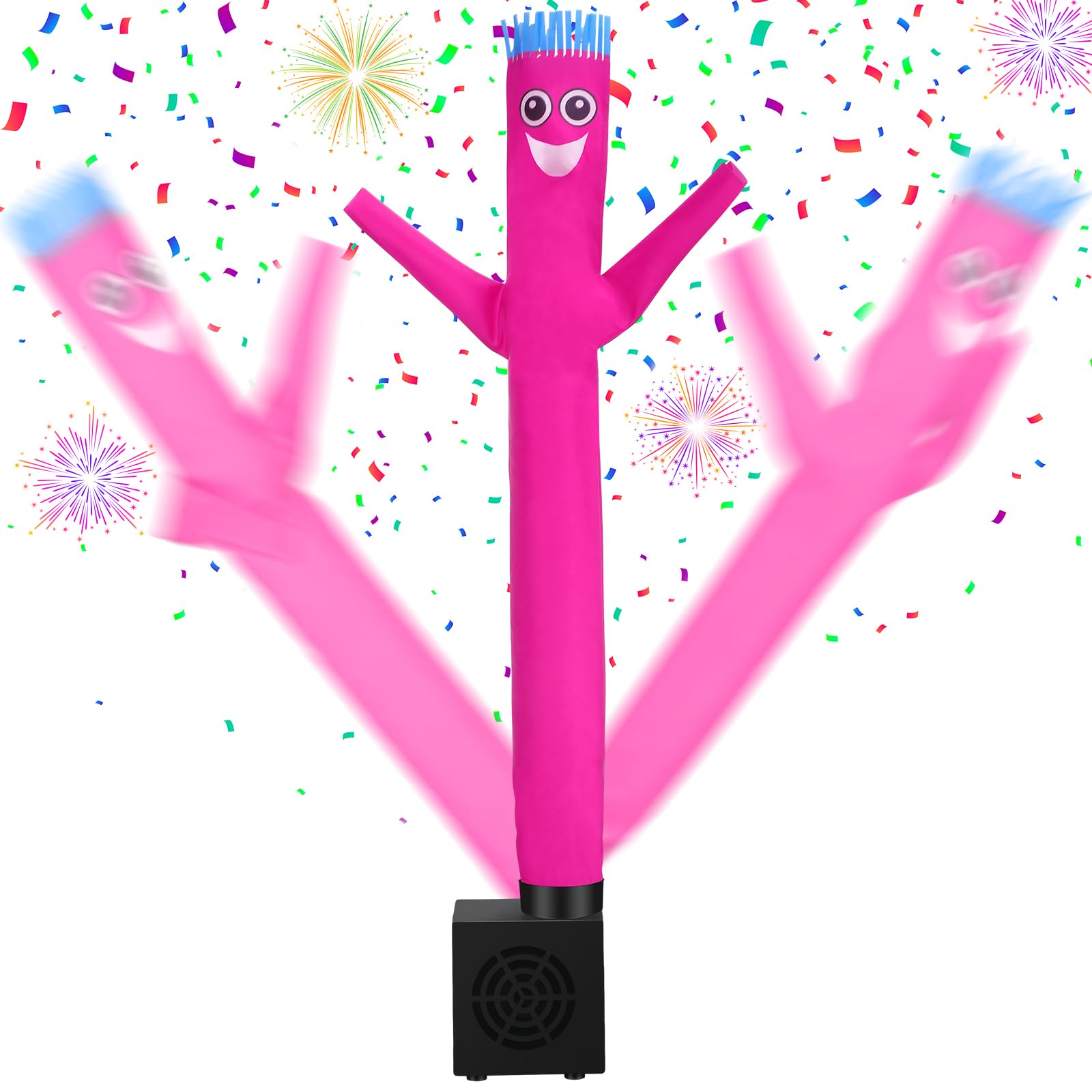 Photo 1 of Poen Mini Wacky Waving Inflatable Tube Guy for Kids Gift with Blower Gag Inflatable Tube Man Birthday Desktop Decor Dancing Blow up Man for Office Party Decor(Surprise)