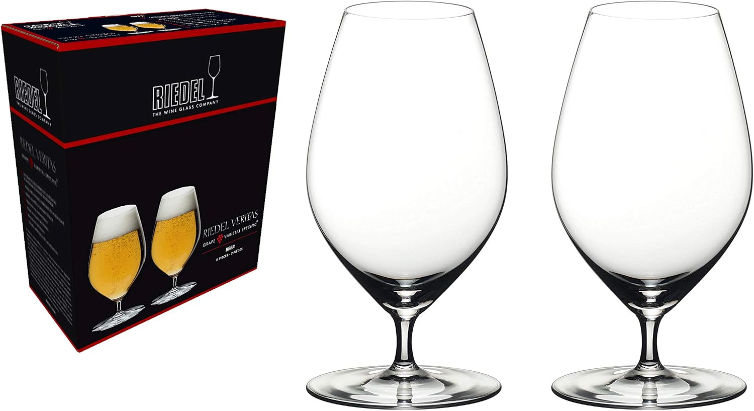 RIEDEL Beer, Crystal Glass, 2 Count (Pack of 1), Transparent - Image 3