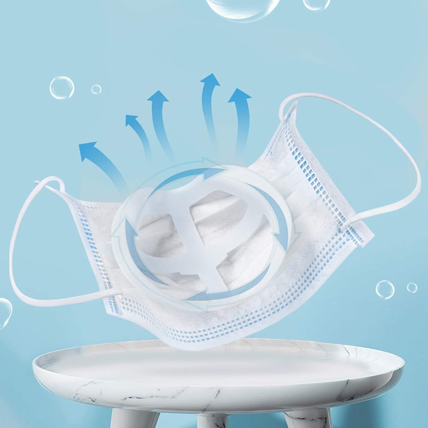 10 Pcs 3D Mack Bracket 5g Softest Version Comfortable Mack Wearing Inner Support Frame, Lipstick Protection Stand, Keep Fabric off Mouth Breathing Smoothly Reusable Washable: Home Improvement