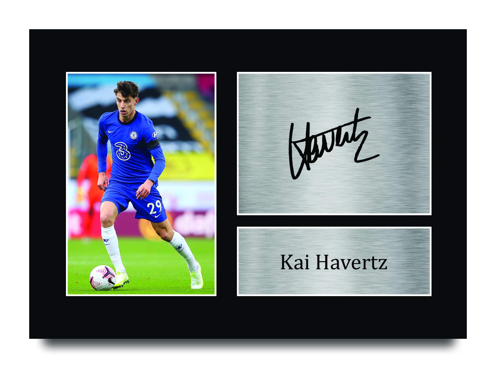 HWC Trading A4 Kai Havertz Presents Printed Signed Autograph Picture for Fans and Supporters - A4