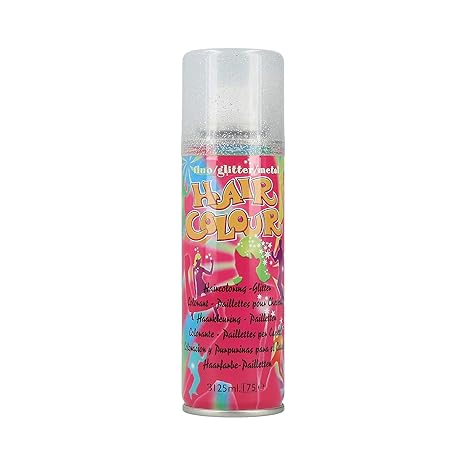 Sibel Fine Glitter Sparkle Hair Spray 125ml Silver Glitter