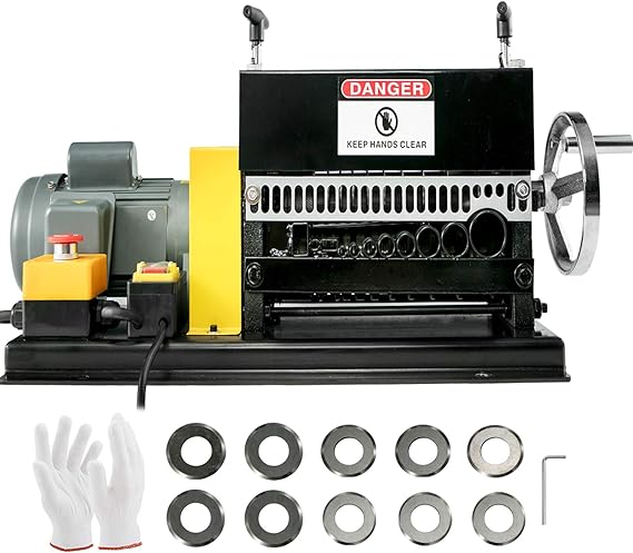 Mophorn Kabelschälmaschine elektrisch 1.5-38mm Kupferschrott 400W ...