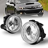 AUTOWIKI Fog Lights for 2009-2013 Subaru Forester/ 2008-2010 Subaru Impreza WRX STI Fog Light Assembly 2PCS OEM Replacement Fog Lamps