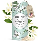Herb &amp; Root Talc Free Body Dusting Powders. Rose, Vanila, Sandalwood, Lavender, Jasmine, and Gift Sets (Full Size, Jasmine)
