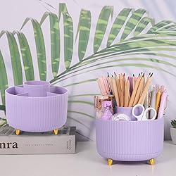 SKYDUE 2 Pack Pen Holder, 360 Degree Rotating