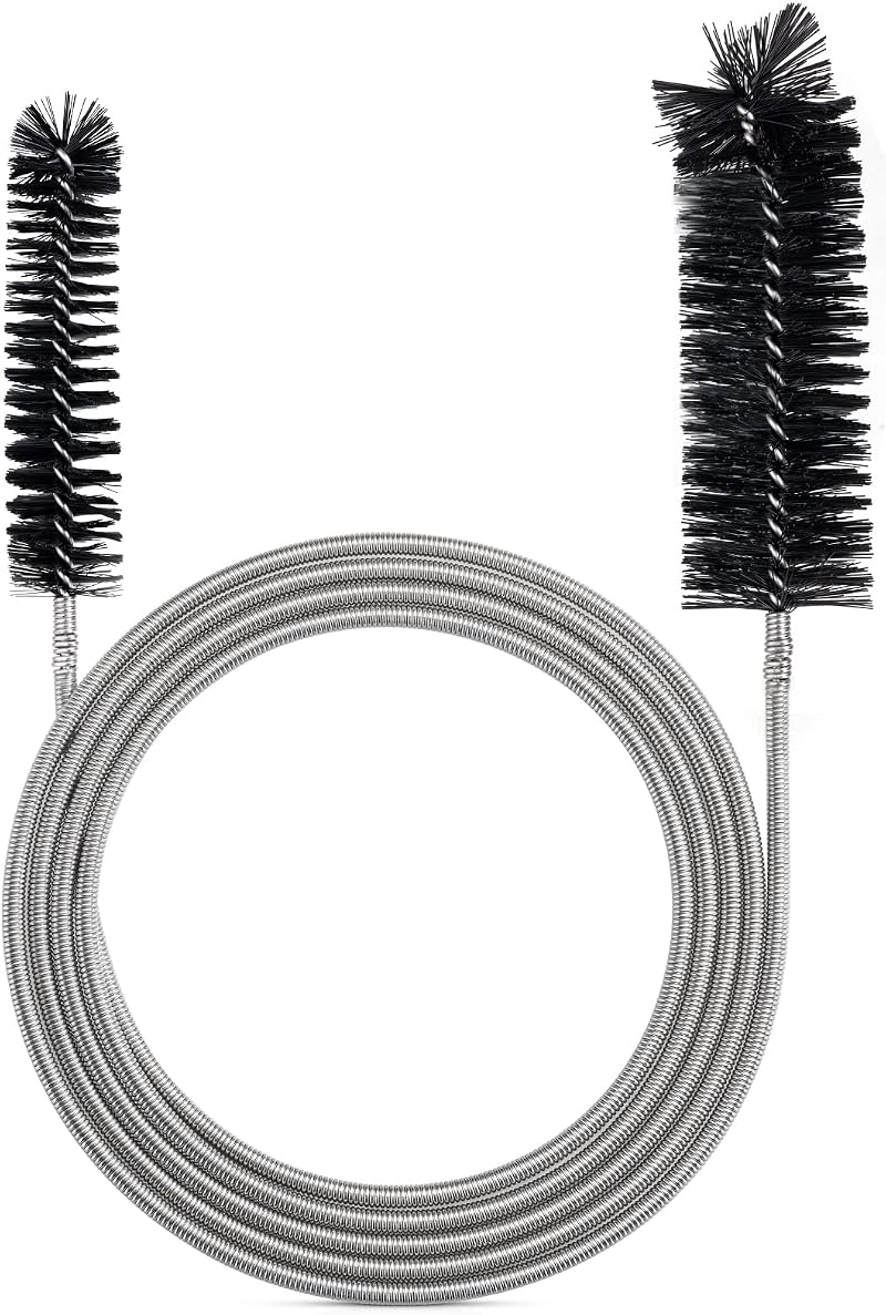 LiteTour Flexible Feeding Tube Cleaning Brush 170cm Dual Bristle Heads
