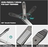 BEZOX Sturdy Nail Clipper Set Stainless Steel Ergonomic Ultra Sharp 2 in 1 view 3