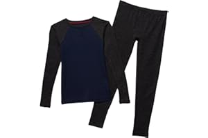CUDDL DUDS Boys Comfortech Stretch Poly 2 pc. Long Sleeve Crew & Pant Set