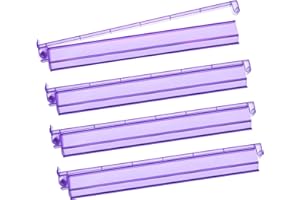 NIFLIRT Mahjong Racks with Pushers 4PCS Set Majiang Tile Holder Acrylic Mahjong Racks Accessories and Gifts