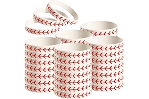 JOVITEC Baseball Bracelet Baseball Party Favors Softball Wristband Silicone Bracelet Gift for Softball Player and Teams