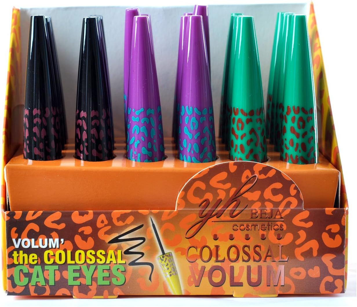 YH Beja Colossal Volum Express Cat Eyes Waterproof Eyeliner 24 pcs 3 color