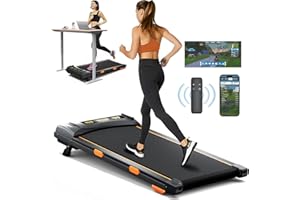 BMJX US 8.7MPH Incline Treadmill for Home, 3.5HP Quiet BLDC Treadmills for Home with Double Deck Technology, 350 lbs Weight Capacity, APP, Heart Rate