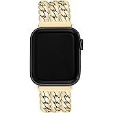 Anne Klein Fashion Chain Bracelet for Apple Watch Secure, Adjustable, Apple Watch Band Replacement, Fits Most Wrists