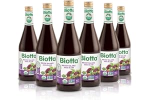 Biotta Organic Breuss Juice - 100% Juice Superfood- Help Improve Overall Wellness - Excellent Source of Potassium (16.9 Fl Oz, Pk of 6) (Breuss Balance)