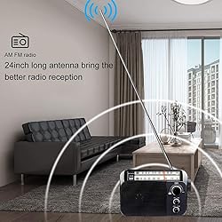 Retekess TR604 AM FM Radio,Portable Radio Plug in