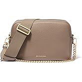 Michael Kors Womens Bryant Medium Double Zip Chain Camera Crossbody Bag