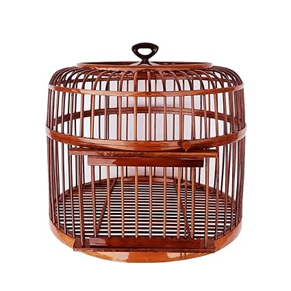 Nid Délevage De Perroquets Main Cage à Oiseaux Bambou Haut