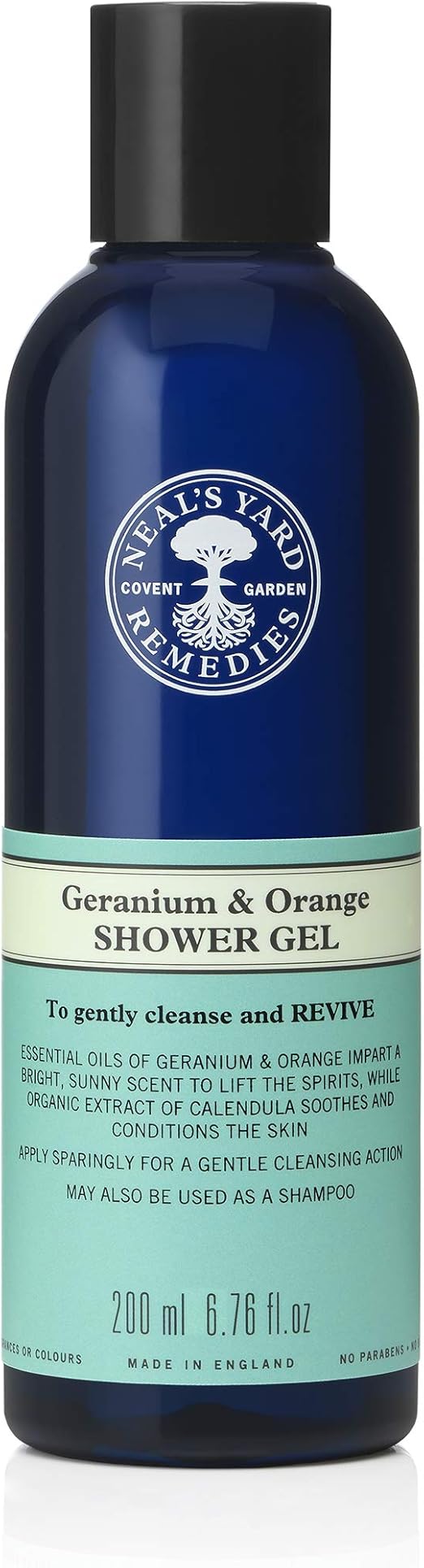 Neal's Yard Remedies Geranium and Orange Shower Gel, 200 ml Amazon.co