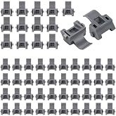55pcs Cabinet Hinge Restrictor Clips, 86 Degree Door Angle Limiter Clips for Specific Concealed Hinges, Nylon Cabinet Door Restriction Clips