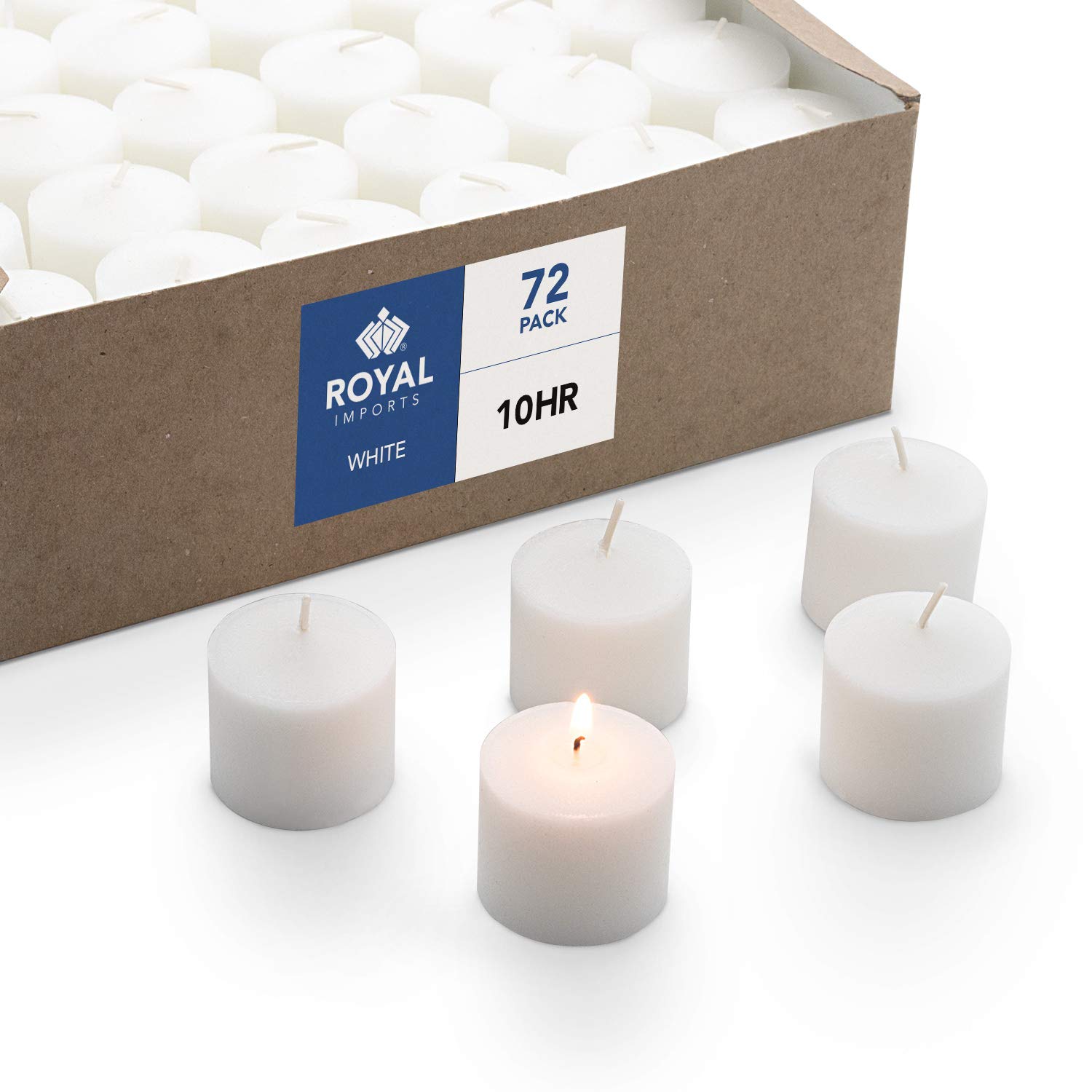 Amazoncom Royal Imports Votive Candle Unscented White Wax Box Of