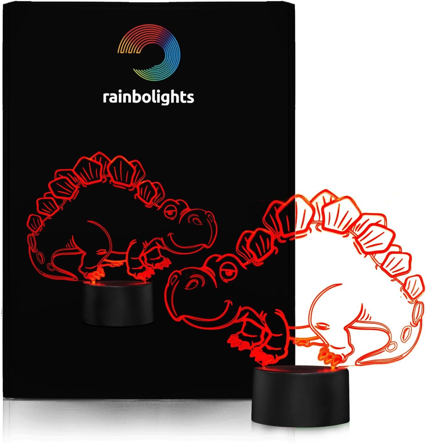 Dinosaur Night Light 7 Color LED Does Not Get Hot a Great Gift IDEA
