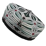 Dsgzkk Vintage Embroidered Pattern Cotton Dance Hat