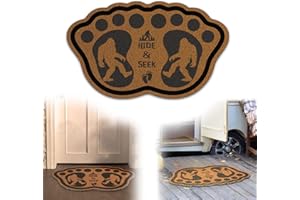 Haigoo Sasquatch Doormat Outdoor Indoor, 30"x18" Funny Sasquatch Rug Non Slip Welcome Mats for Front Door, Sasquatch Gift for Men Women, Durable Door Mats for Outdoor Entrance Home Entry Mat