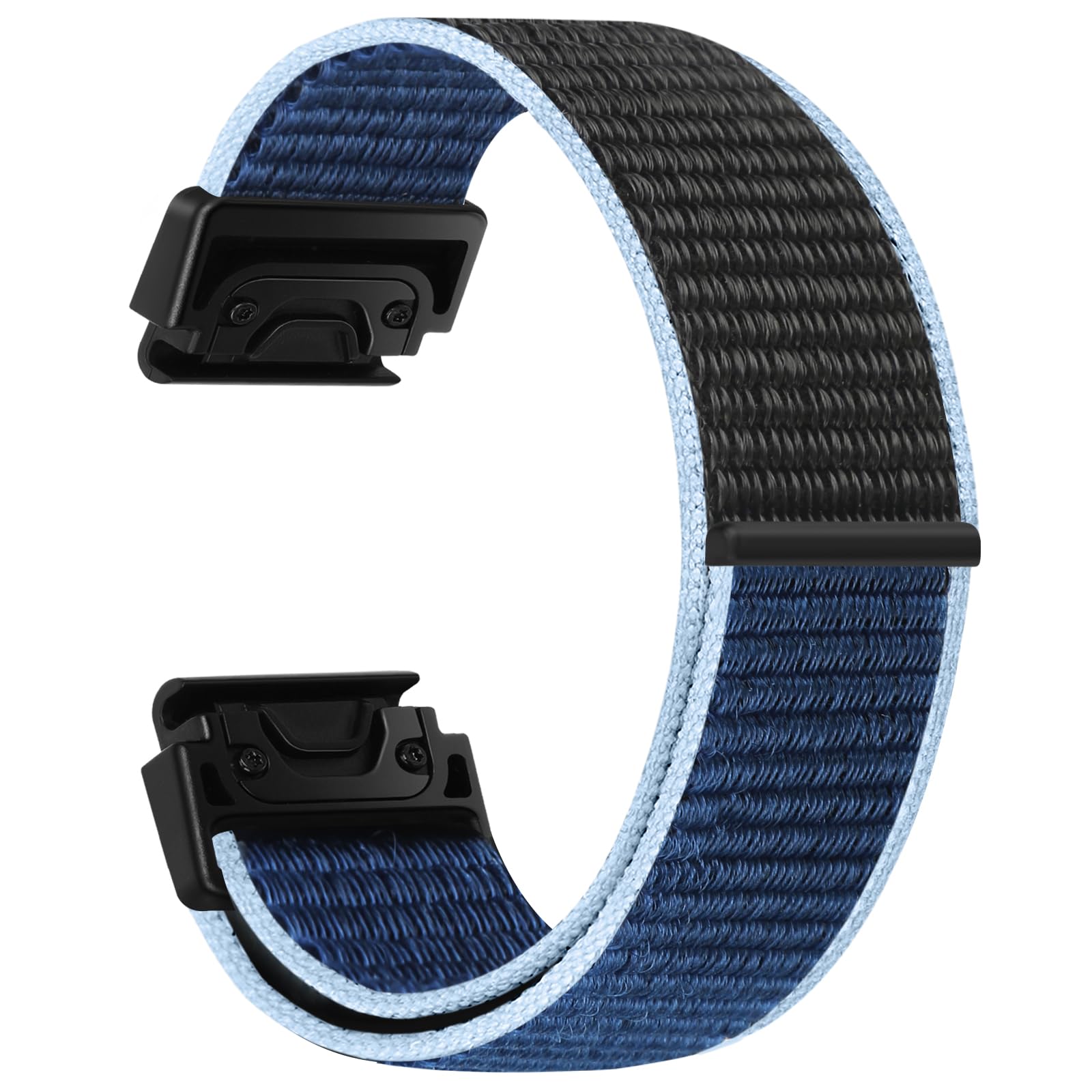 BTTNG 22mm Watch Strap Compatible with Garmin Fenix 8 47mm/7/7 Pro/6/6 Pro/5 Plus, Nylon QuickFit Sport Band for Forerunner Instinct 2/EPIX 2