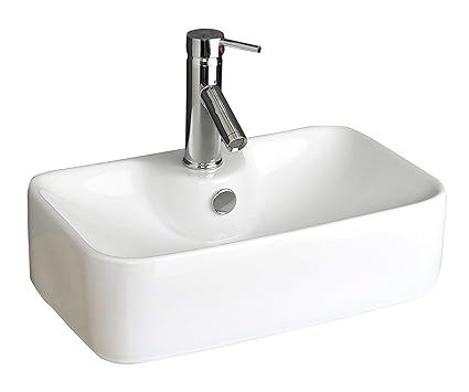 Clickbasin 48 5cm By 29 5cm Forli Rectangular Countertop Basin