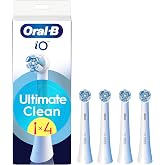 Oral-B iO Series Ultimate Clean Original Replacement Round Brush Heads with Crisscross Bristles for Advanced Deep Cleaning and Plaque Removal, Designed for Cleaning Brushes
